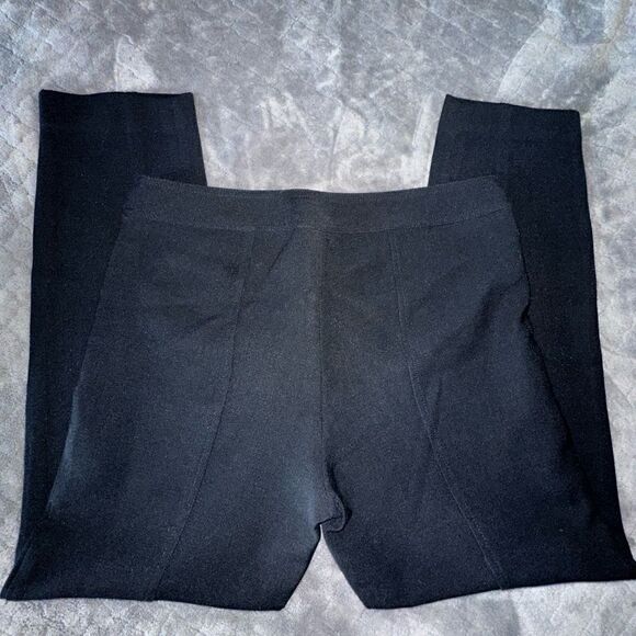 Tory Burch Wool Blend Pants Black Size 4 - Picture 7 of 7